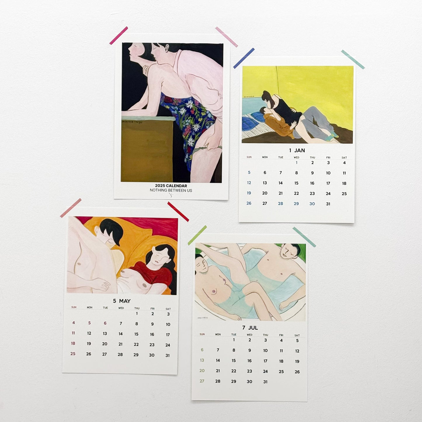 2025 Calander - NOTHING BETWEEN US