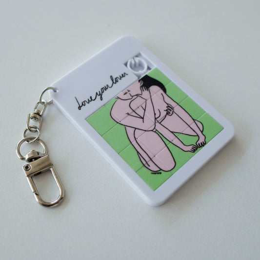 Puzzle keyring - Body Voyage (Green)