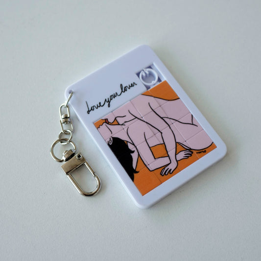 Puzzle Keyring - Body Voyage (Orange)