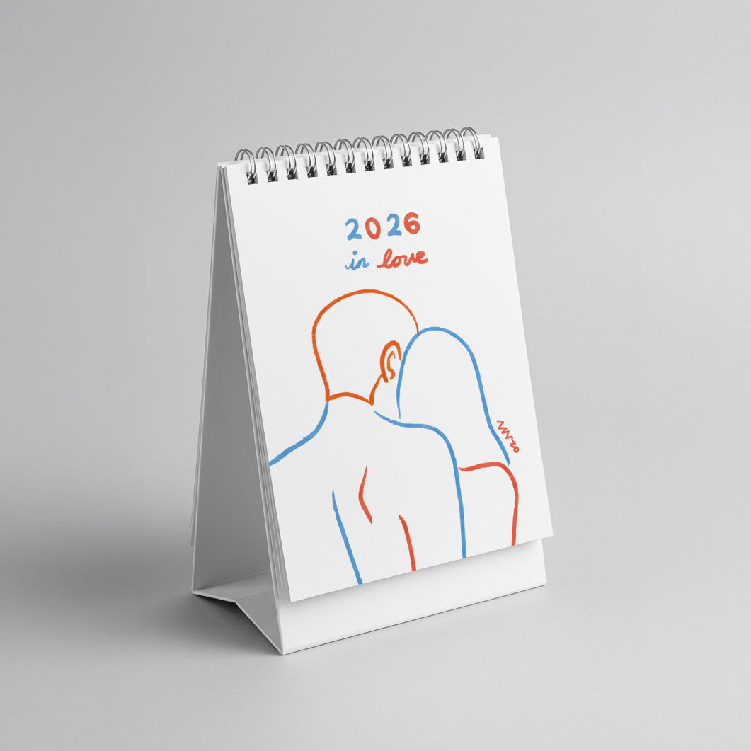 2026 Dest Calendar - 2026 in love