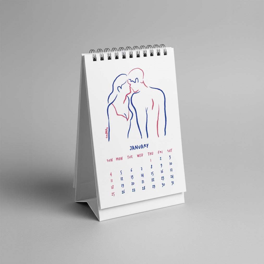 2026 Dest Calendar - 2026 in love