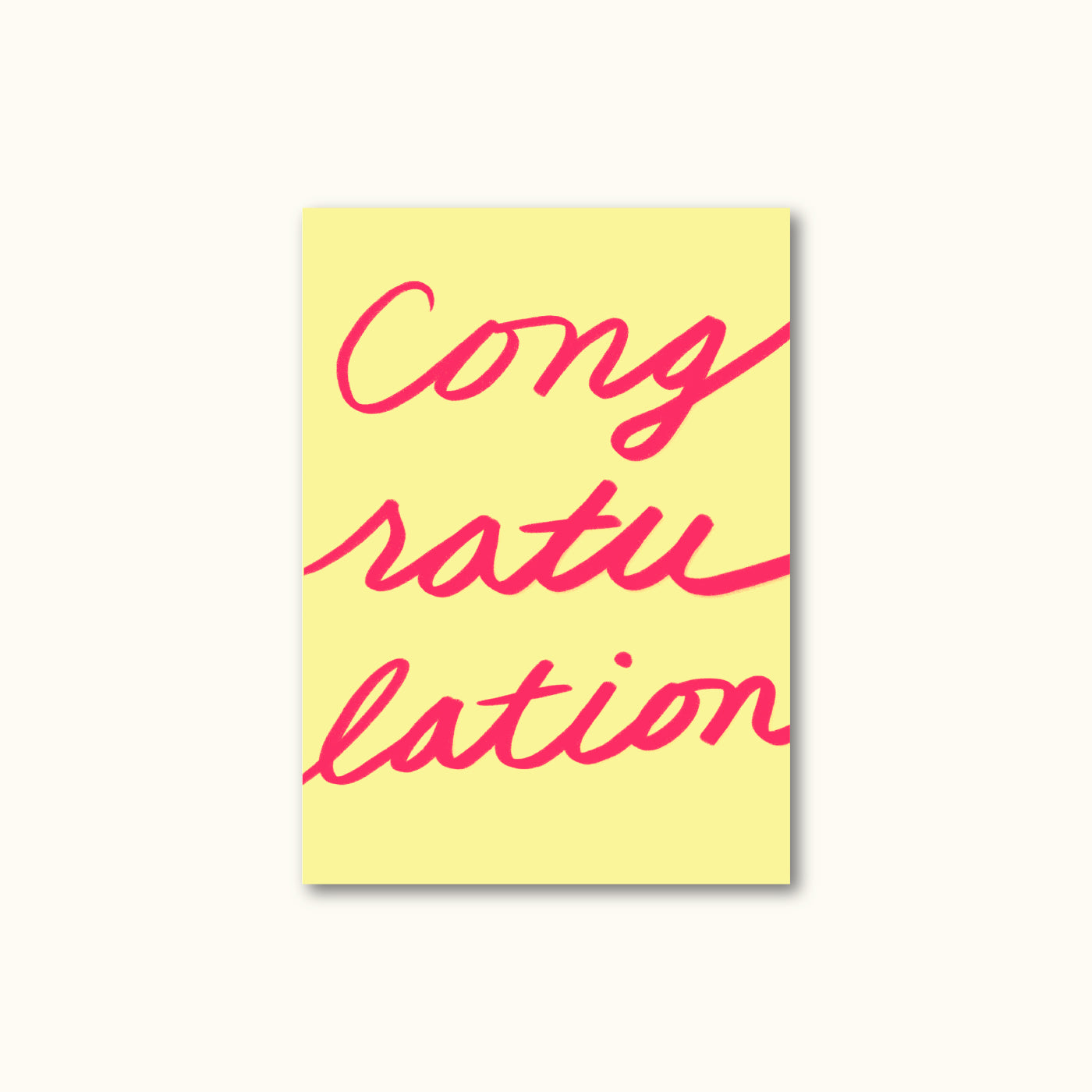 Postcard - Congratulation