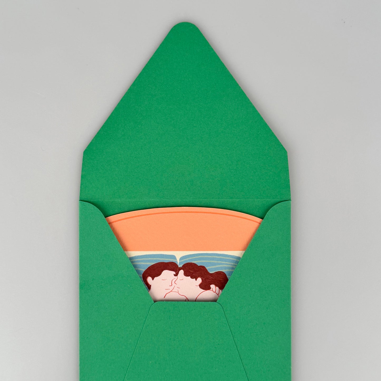 Drawing Card - It's dangerous outside the blanket!