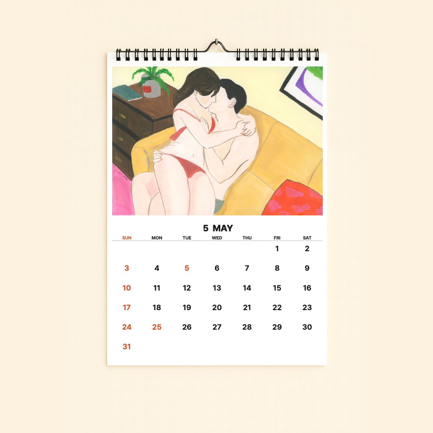 2026 Wall Calendar - Seasons of love