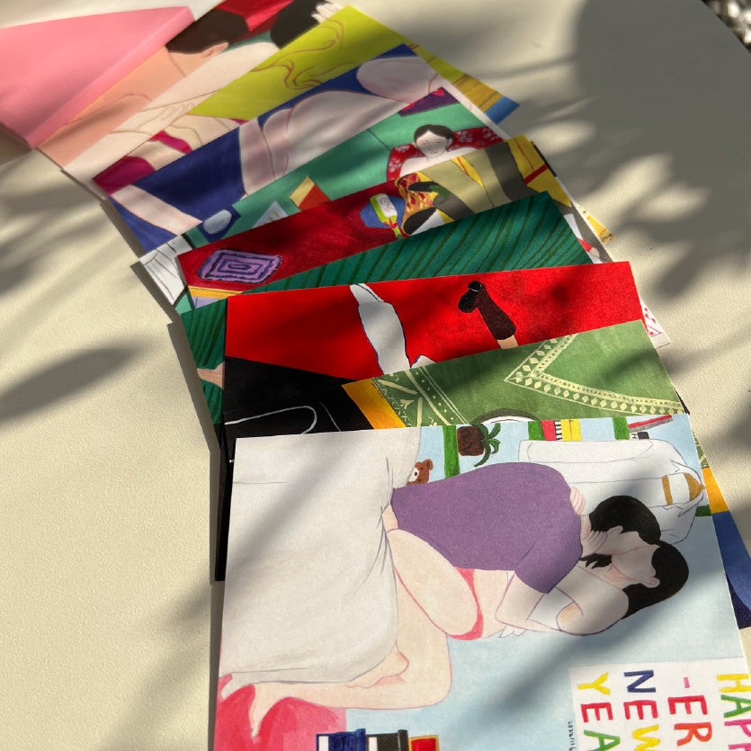 12 Postcard Set - Colorful Dream