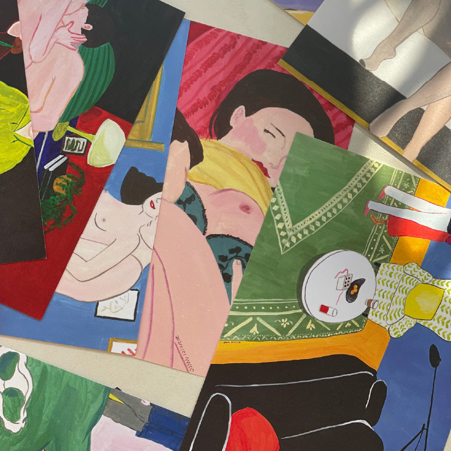 12 Postcard Set - Colorful Dream