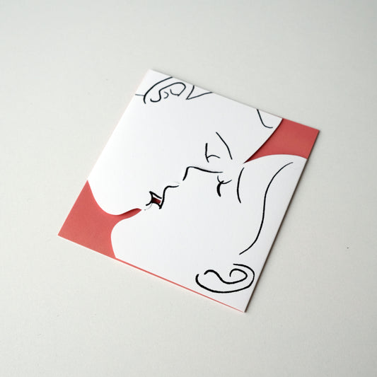 Drawing Card - Kiss