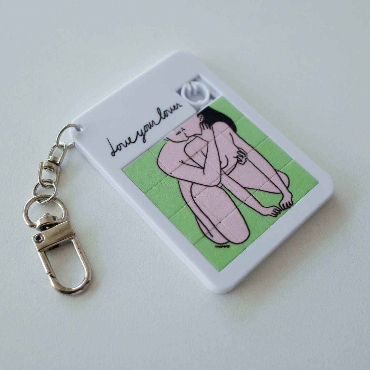 Puzzle keyring - Body Voyage (Green)