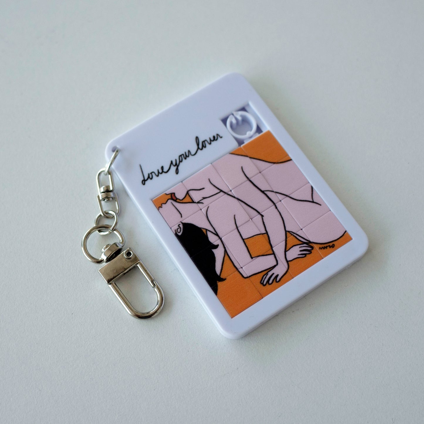 Puzzle Keyring - Body Voyage (Orange)