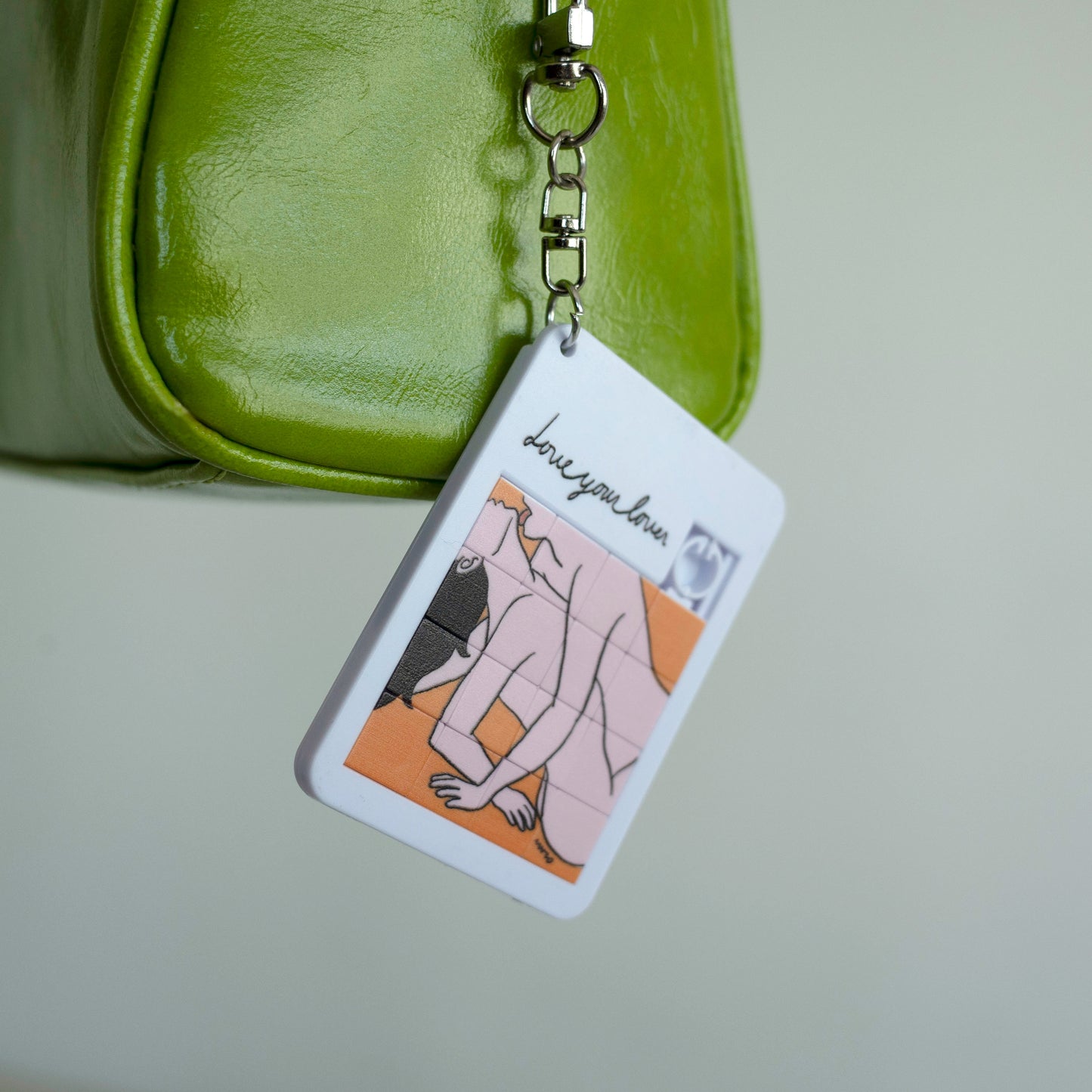 Puzzle Keyring - Body Voyage (Orange)