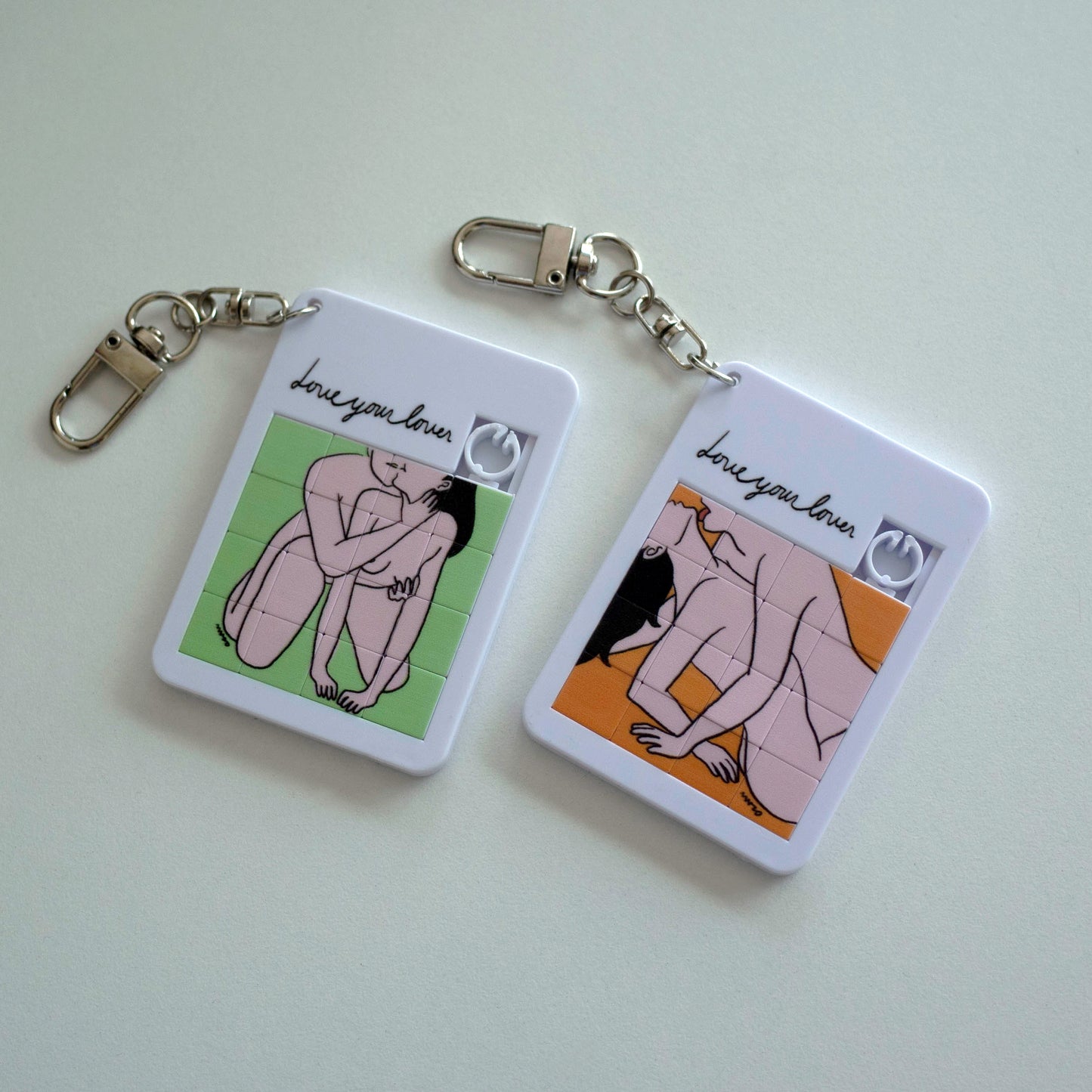 Puzzle keyring - Body Voyage (Green)