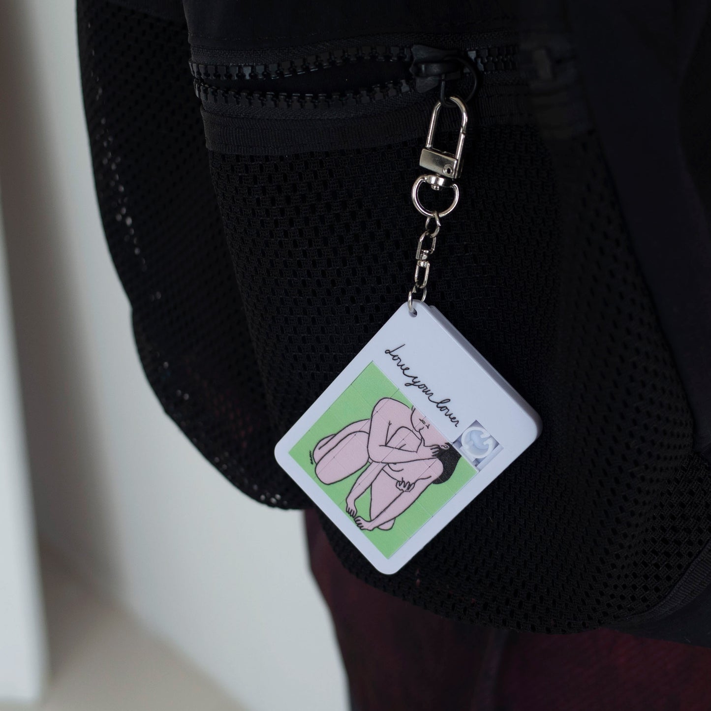 Puzzle keyring - Body Voyage (Green)